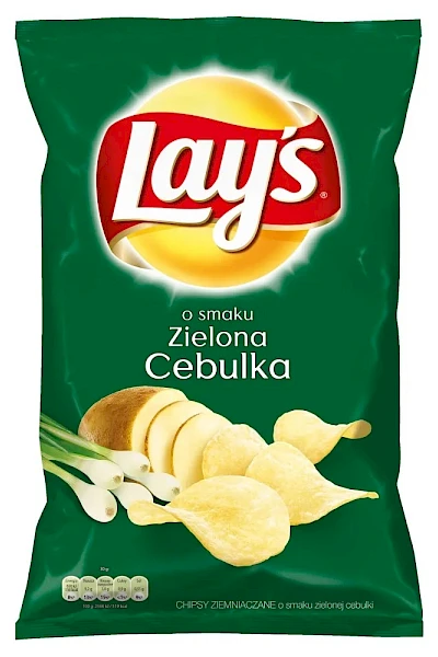 Lay's o smaku Zielona cebulka Chipsy ziemniaczane