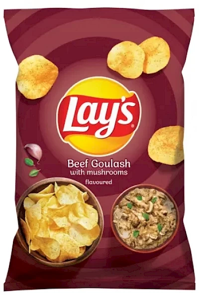 LAY'S o smaku gulaszu wołowego z grzybami