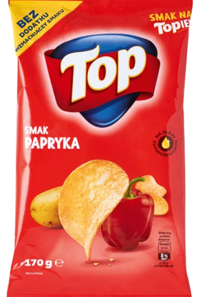 LAY'S papryka VS Top Chips papryka