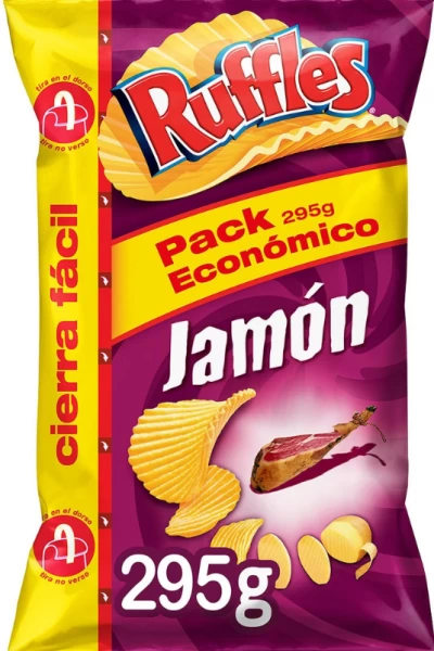 Ruffles Jamon Chips