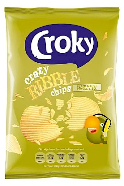 Croky Ribble Pepper & Salt