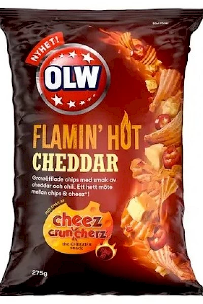 OLW Flamin' Hot Cheddar Chips