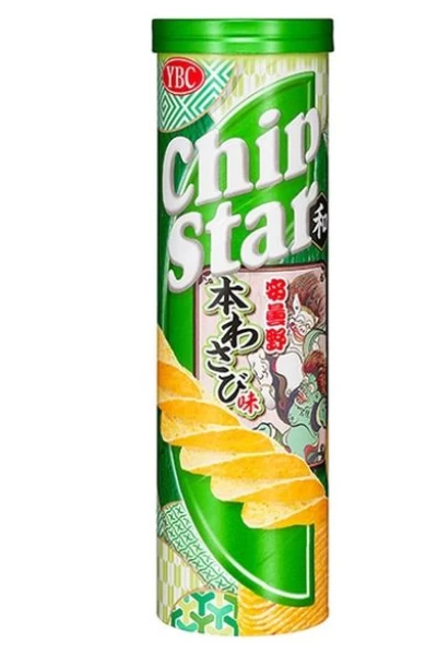 YBC Japan Chips Star Wasabi