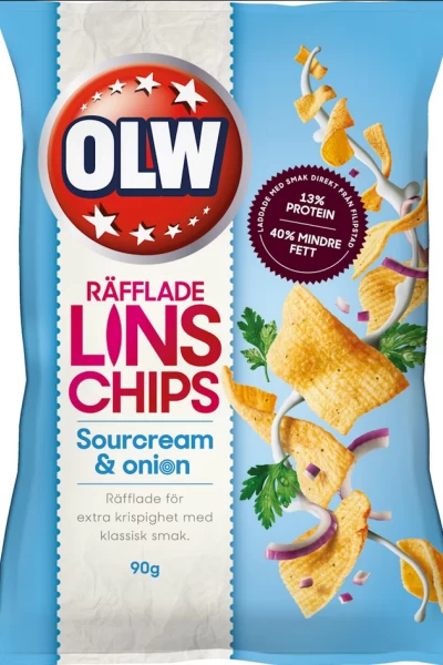 OLW Linschips Sourcream & Onion