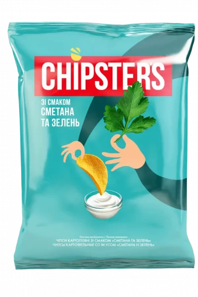 Chipsters Cream & Herbes Chips