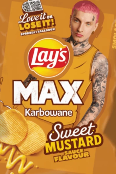 Lay's MAX Karbowane Sweet Mustard